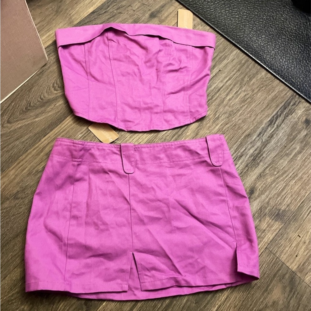 Vestique skirt set